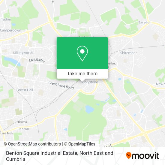 How to get to Benton Square Industrial Estate in North Tyneside by bus