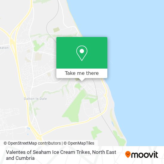 How to get to Valentes of Seaham Ice Cream Trikes in County Durham by
