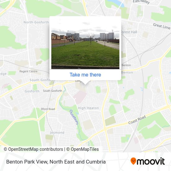How to get to Benton Park View in Newcastle Upon Tyne by bus or