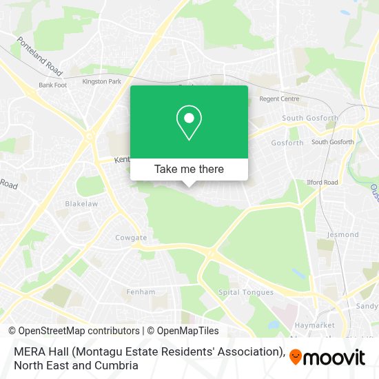 How to get to MERA Hall (Montagu Estate Residents' Association) in