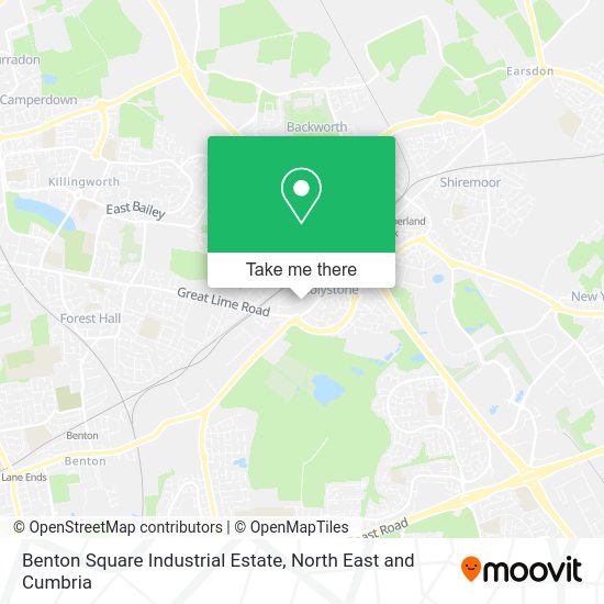 How to get to Benton Square Industrial Estate in North Tyneside by bus