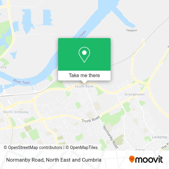 How to get to Normanby Road in Redcar And Cleveland by bus or train?