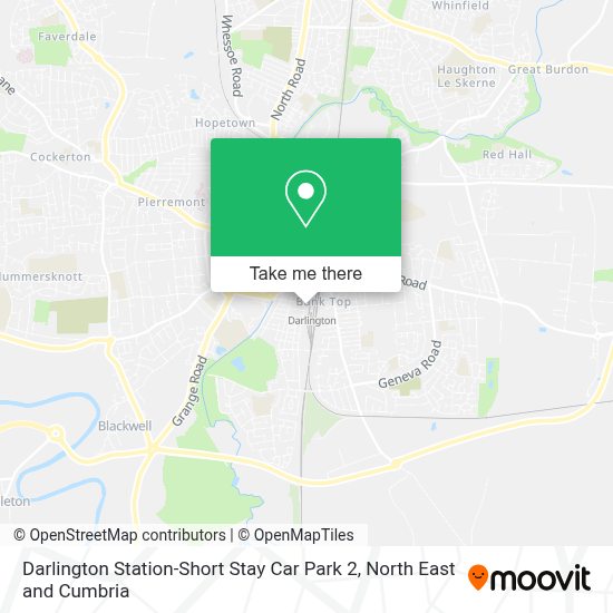 How to get to Darlington StationShort Stay Car Park 2 by bus or train?