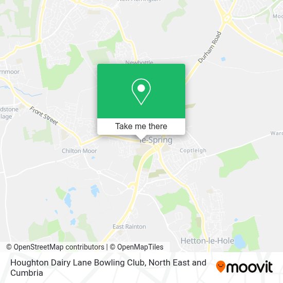 How to get to Houghton Dairy Lane Bowling Club in Sunderland by bus or