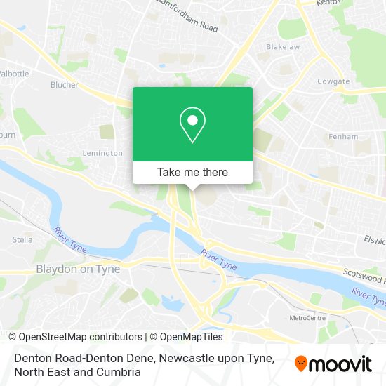 How to get to Denton RoadDenton Dene, Newcastle upon Tyne in Newcastle