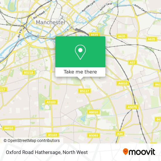 How to get to Oxford Road Hathersage in Manchester by Bus or Train