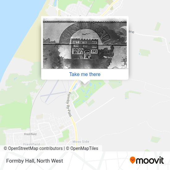 How to get to Formby Hall by bus or train?