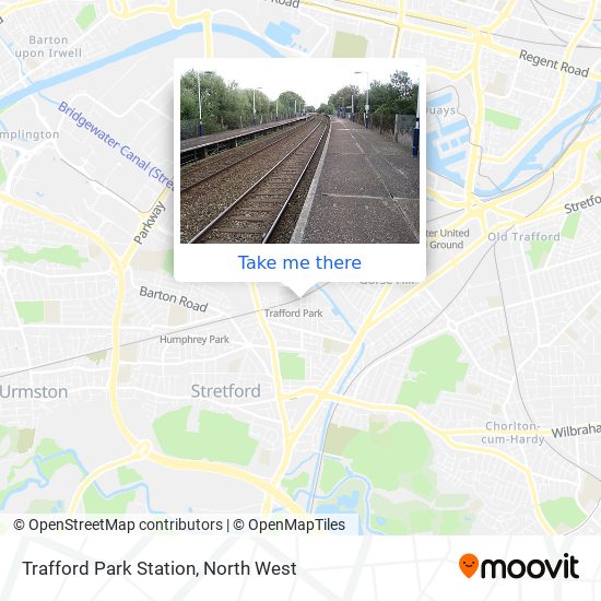 How to get to Trafford Park Station in Stretford by Bus, Train or Light