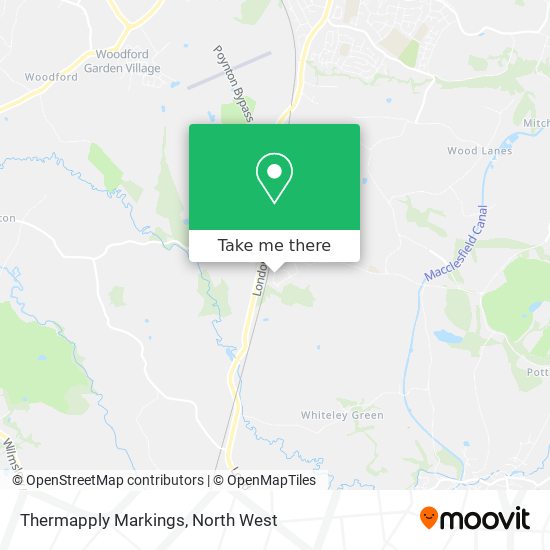 How to get to Thermapply Markings in Adlington by Train or Bus?