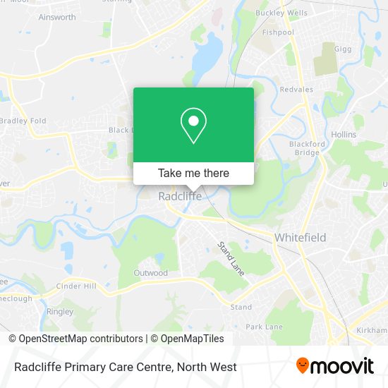 How to get to Radcliffe Primary Care Centre by bus or light rail?