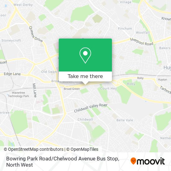 How to get to Bowring Park Road / Chelwood Avenue Bus Stop in Liverpool