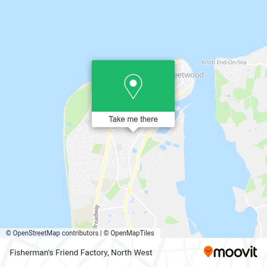 How to get to Fisherman's Friend Factory in Fleetwood by bus, light