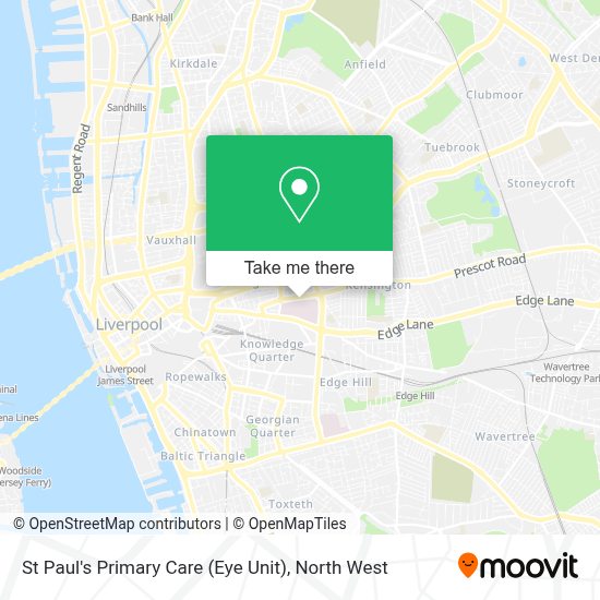 How to get to St Paul's Primary Care (Eye Unit) in Liverpool by bus or