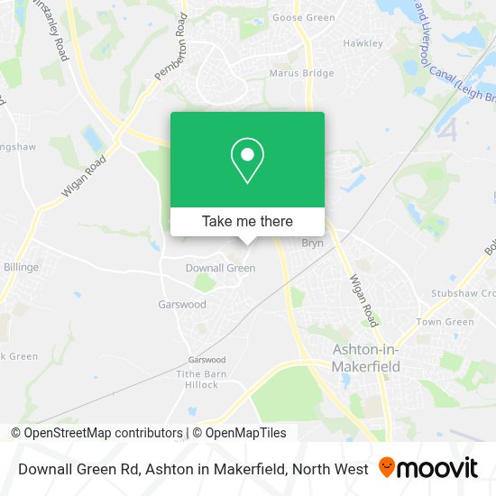 How to get to Downall Green Rd, Ashton in Makerfield in Ashton In