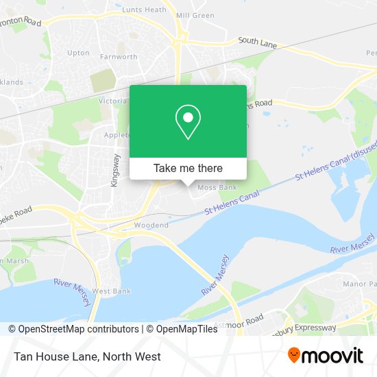 How to get to Tan House Lane in Widnes by Bus or Train?