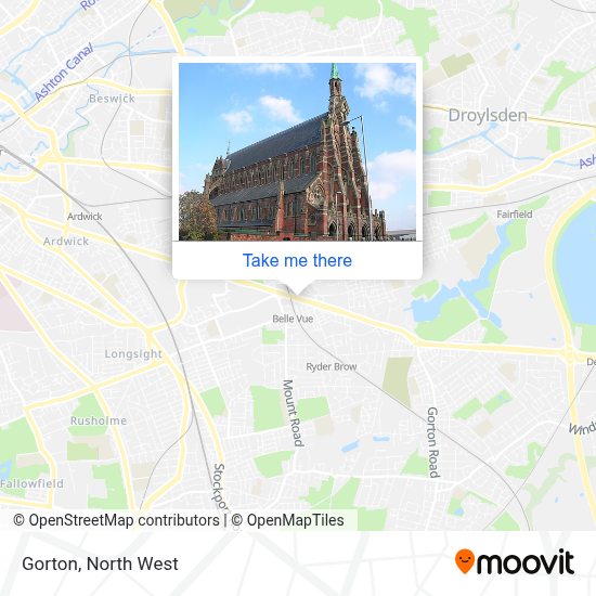 How to get to Gorton in Manchester by Bus, Train or Light rail Moovit