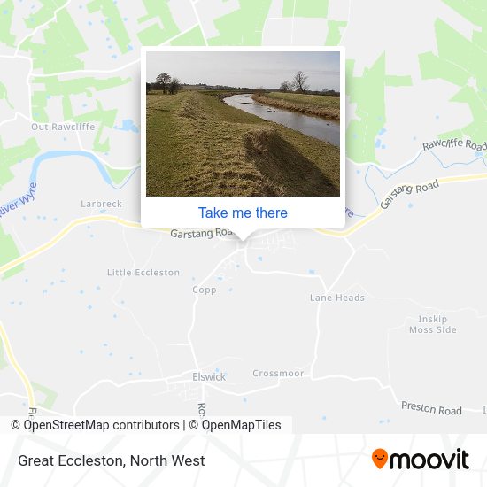 How to get to Great Eccleston by bus, light rail or train?