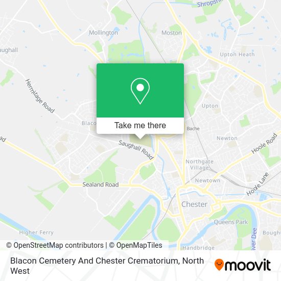 How to get to Blacon Cemetery And Chester Crematorium by bus or train?