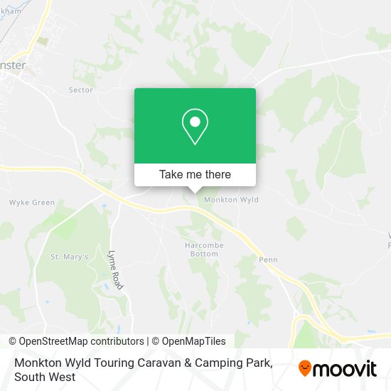 How to get to Monkton Wyld Touring Caravan & Camping Park in West