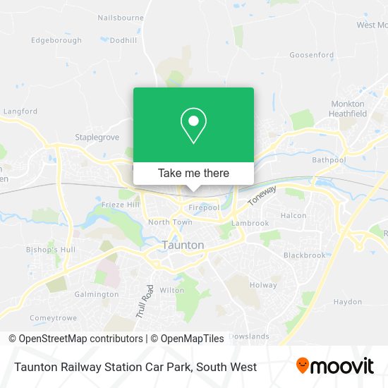 How to get to Taunton Railway Station Car Park in Taunton Deane by bus