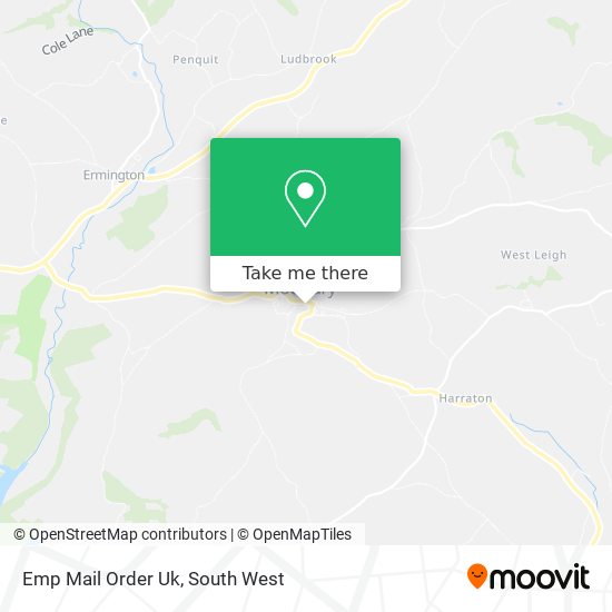 How to get to Emp Mail Order Uk in South Hams by Bus?