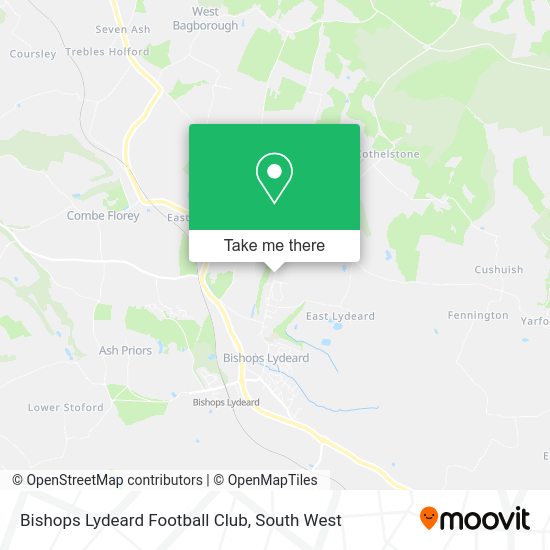 How to get to Lydeard Football Club in Taunton Deane by Bus or