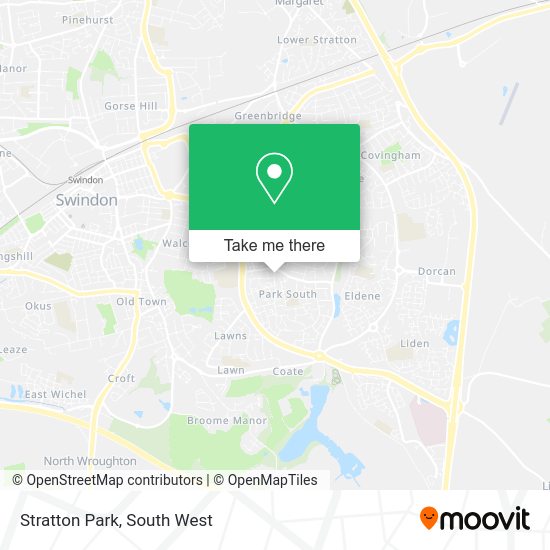 How to get to Stratton Park in Swindon by Train or Bus?