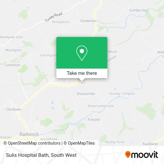 How to get to Sulis Hospital Bath in Bath And North East Somerset by
