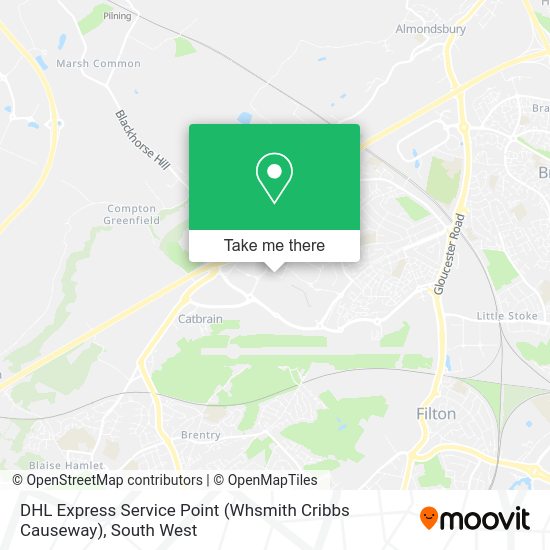 How to get to DHL Express Service Point (Whsmith Cribbs Causeway) in