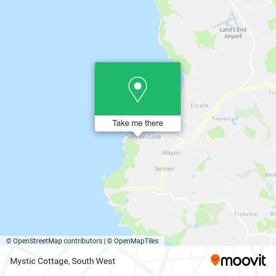 How to get to Mystic Cottage in Cornwall by Bus or Train?