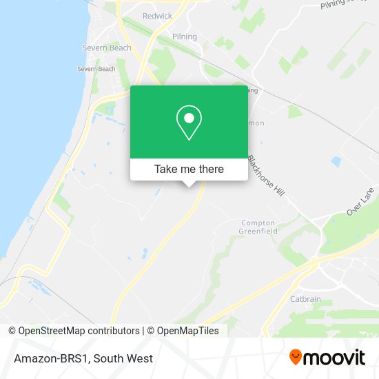 How to get to AmazonBRS1 in South Gloucestershire by bus or train?