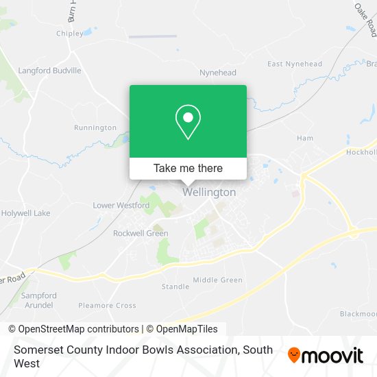 How to get to Somerset County Indoor Bowls Association in Taunton Deane