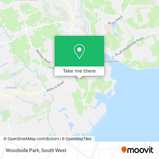 How to get to Woodside Park in New Forest by Train, Bus or Ferry?