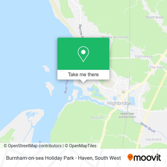 How to get to Burnhamonsea Holiday Park Haven in Sedgemoor by bus