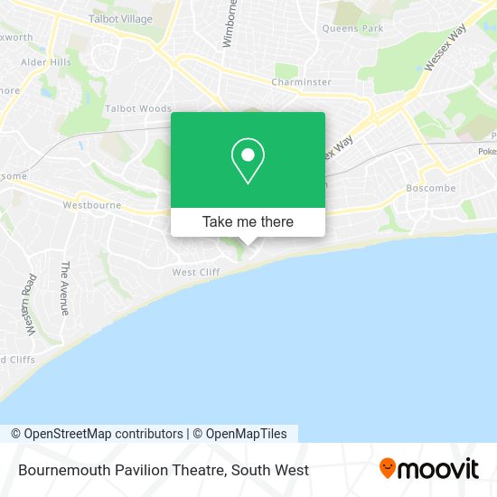 How to get to Bournemouth Pavilion Theatre by bus or train?