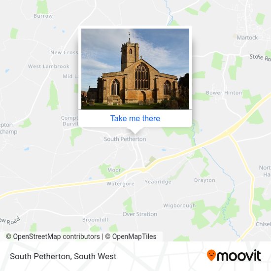 How to get to South Petherton in South Somerset by bus or train?