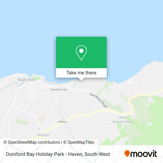 How to get to Doniford Bay Holiday Park Haven in West Somerset by bus