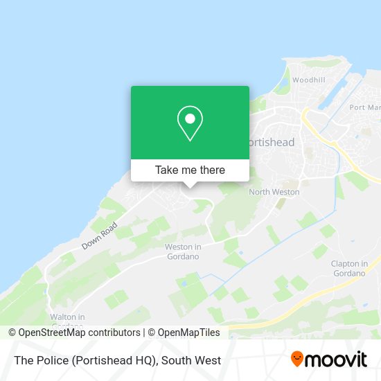 How to get to The Police (Portishead HQ) in North Somerset by bus?