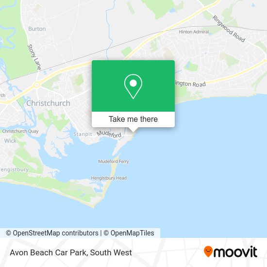How to get to Avon Beach Car Park in Christchurch by bus or train?