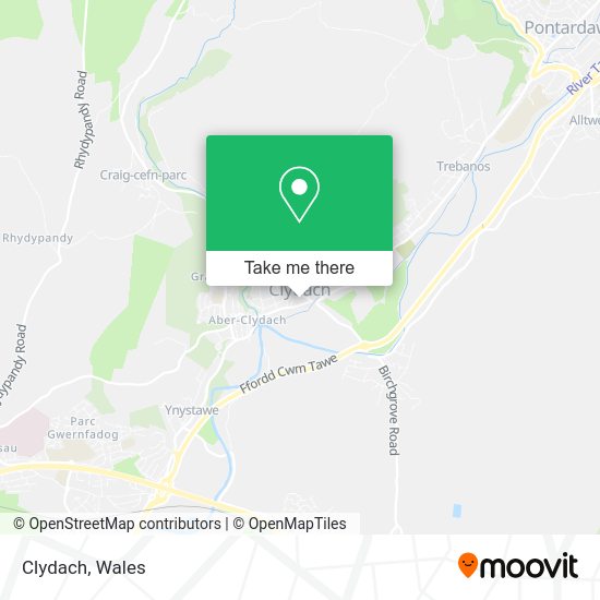 How to get to Clydach in Swansea by bus?
