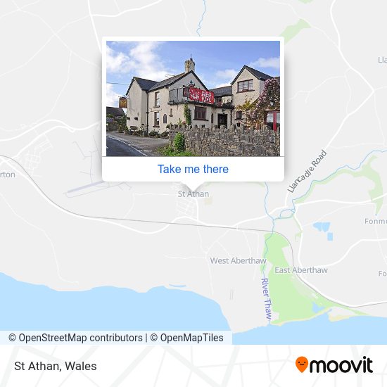 How to get to St Athan in The Vale Of by bus or train?