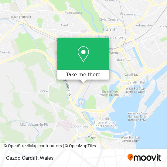 How to get to Cazoo Cardiff by Train or Bus?