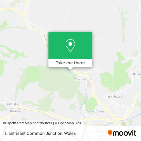 How to get to Llantrisant Common Junction in Rhondda Cynon Taf by Bus