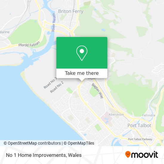 How to get to No 1 Home Improvements in Neath Port Talbot by Bus or Train?