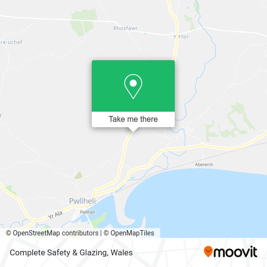 How to get to Complete Safety & Glazing in Gwynedd by Bus?