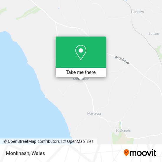 How to get to Monknash in The Vale Of by Bus?