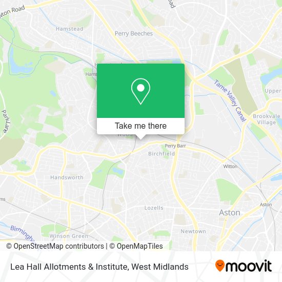 How to get to Lea Hall Allotments & Institute in Handsworth Wood by Bus