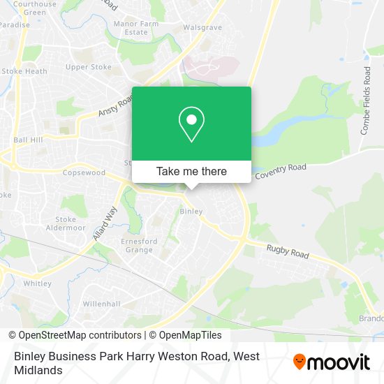 How to get to Binley Business Park Harry Weston Road in Wyken by bus?