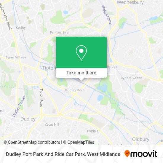 How to get to Dudley Port Park And Ride Car Park in Tipton Green by bus