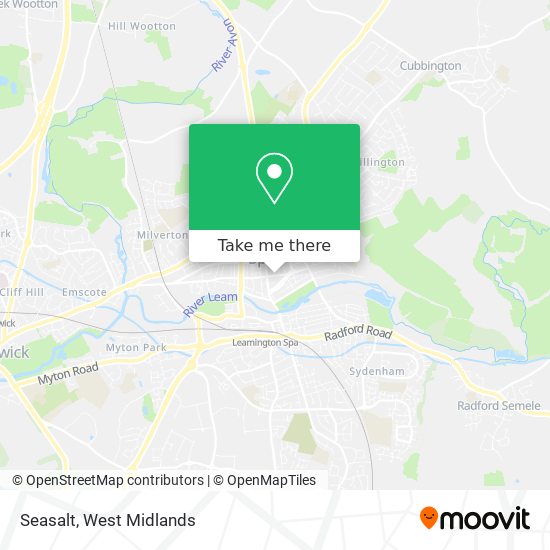 How to get to Seasalt in Leamington Clarendon by Bus or Train?